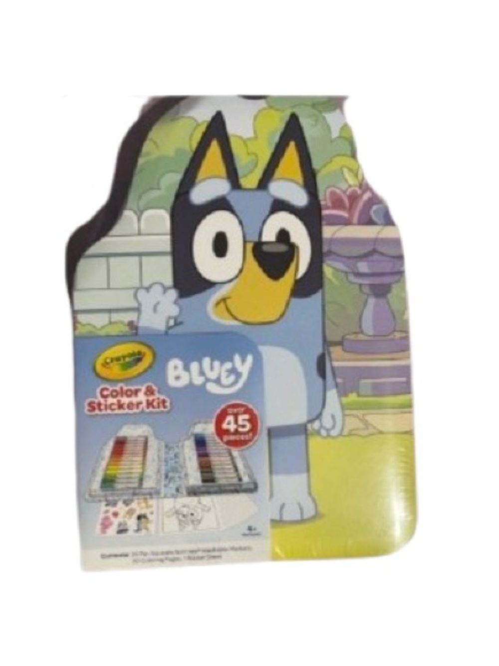 Crayola Bluey Art Set with Markers and Stickers- NWT